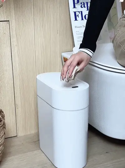 Smart Sensor Trash Can with Dual-Open Lid
