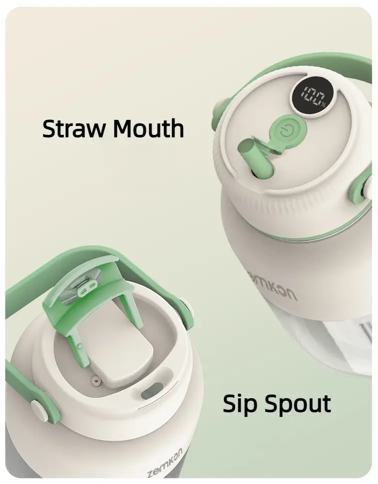 Dual lids for a smoother routine