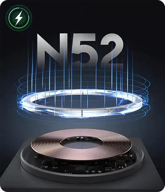 Geometric Rotating Cube 3-in-1 Magnetic Wireless Charger