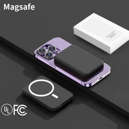 Slim MagSafe Power Bank - Black