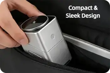 Geometric Rotating Cube 3-in-1 Magnetic Wireless Charger