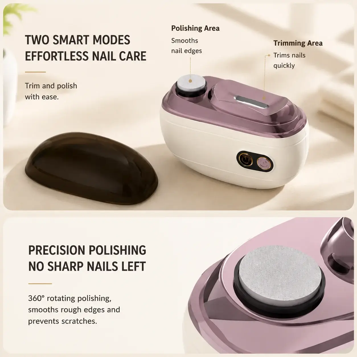 Smart Electric Nail Clipper & Polisher