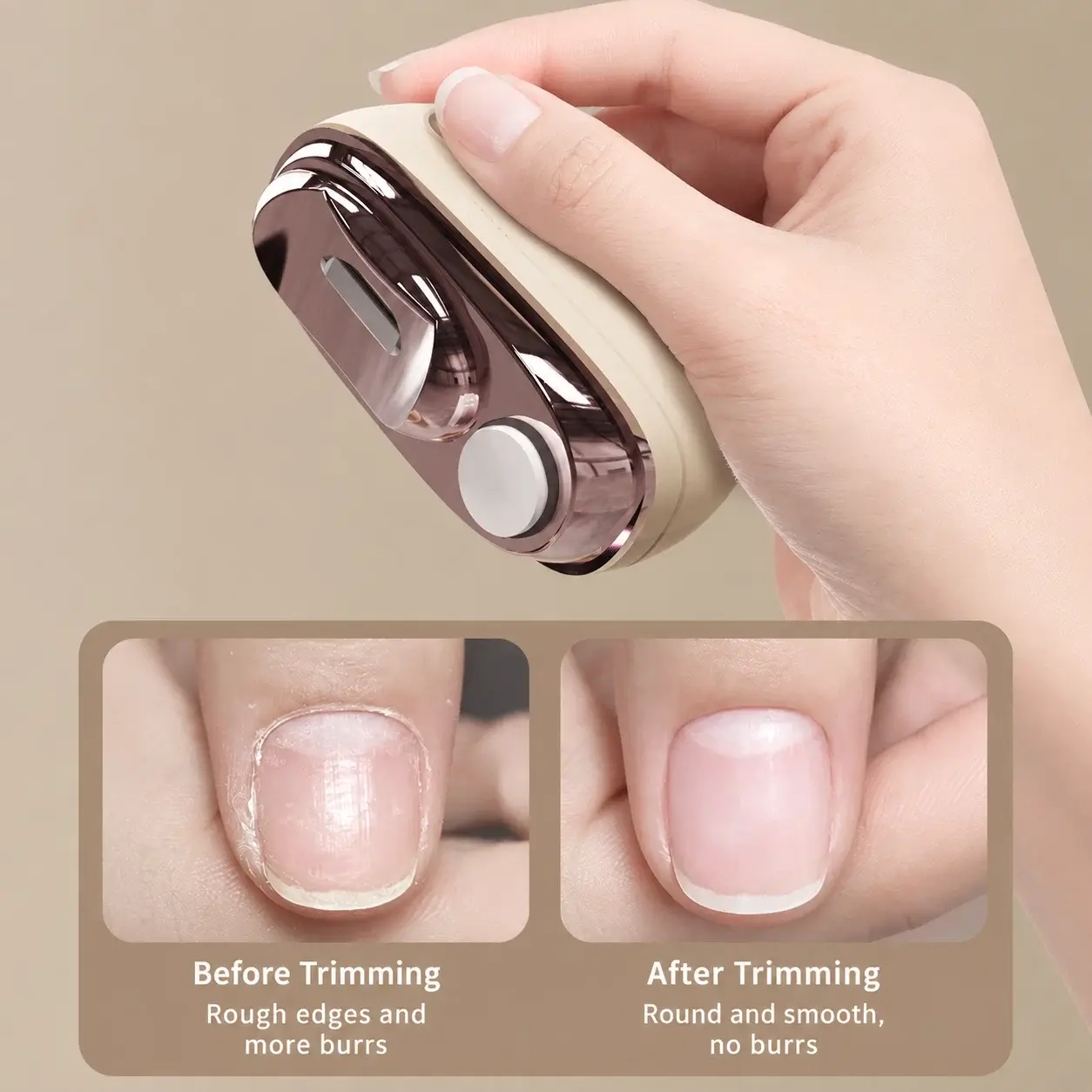 Smart Electric Nail Clipper & Polisher